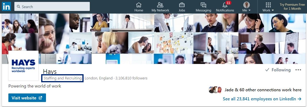 LinkedIn Industry