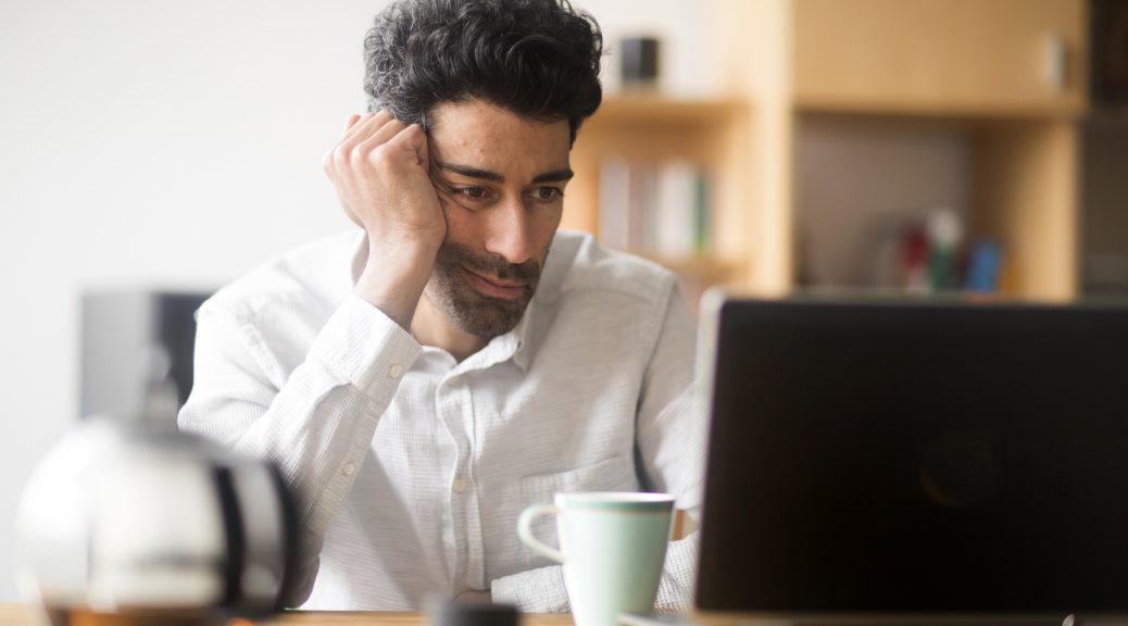 Person unhappy with year-end performance review